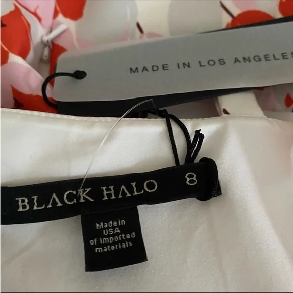 Black Halo Women's Zalda Ruffled Floral Mini Dress - Picture 13 of 16